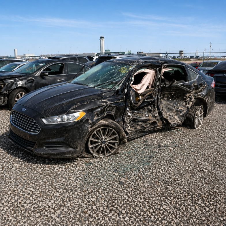 Insurance total loss vehicle ready for sale to Milwaukee junk car buyer
