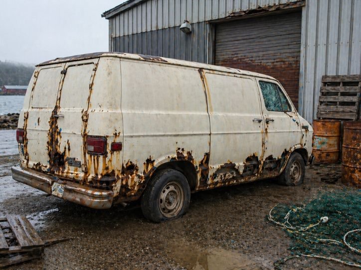 Commercial fleet box truck for cash sale by Milwaukee junk car buyer